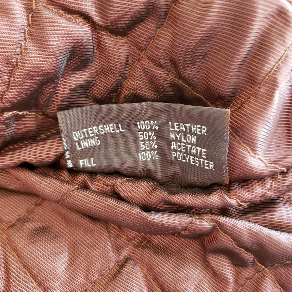 Classic Dark Brown Leather Jacket from the 80s - Picture 14 of 14